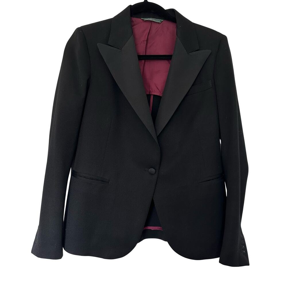Bash by Barry Wishnow (Approx. US M) Black Modernist Tuxedo Blazer Jacket